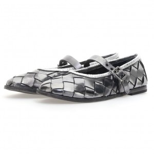 A.S.98 Janae flat shoes Ženske Titanium | SRB-028VPZFNC