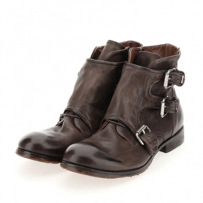 A.S.98 Clash 401202 Ankle boots Muške Čokoladne | SRB-812PARWQY