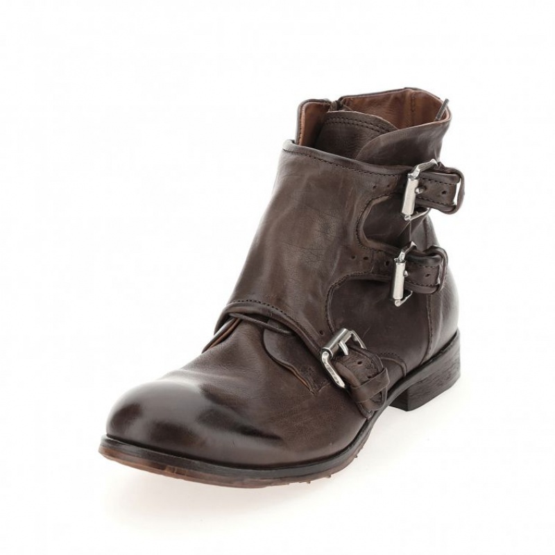 A.S.98 Clash 401202 Ankle boots Muške Čokoladne | SRB-812PARWQY