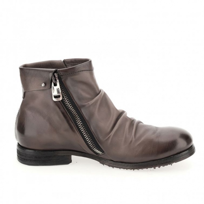 A.S.98 Clash 401216 Ankle boots Muške Sive | SRB-701JUPBDG