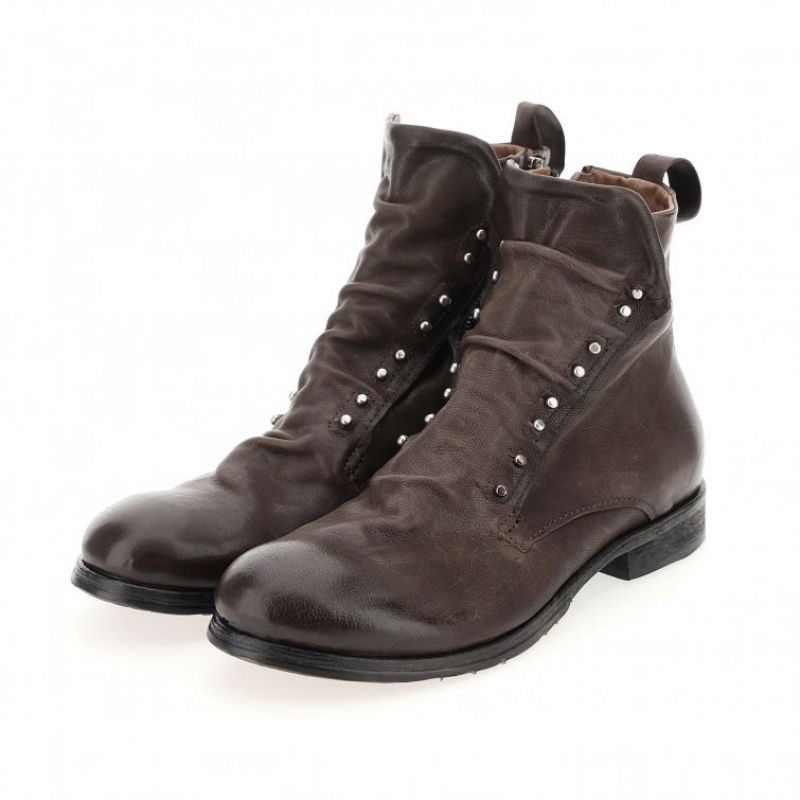 A.S.98 Clash 401231 Ankle boots Muške Čokoladne | SRB-628PIUOSJ