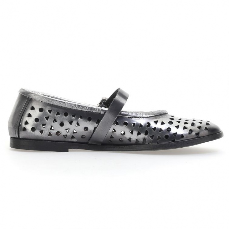 A.S.98 Jacaline flat shoes Ženske Titanium | SRB-487RDHPGO