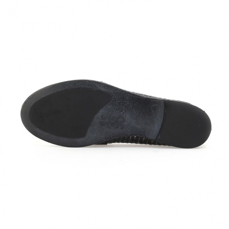 A.S.98 Janele flat shoes Ženske Crne | SRB-468FGVBRZ