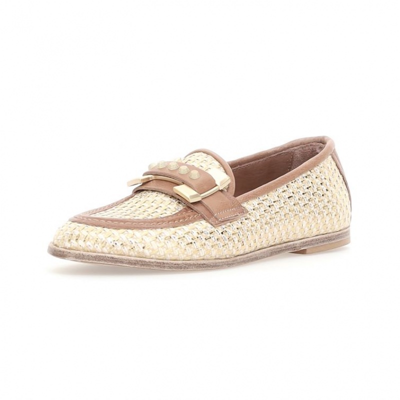 A.S.98 Janele flat shoes Ženske Zlatne | SRB-856NYSJCT