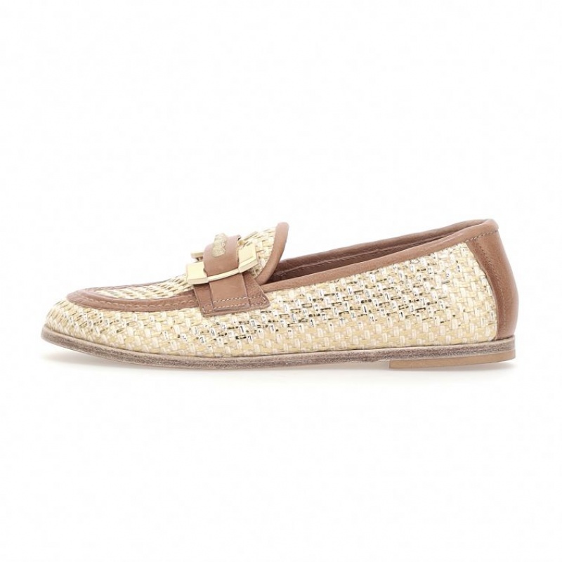 A.S.98 Janele flat shoes Ženske Zlatne | SRB-856NYSJCT