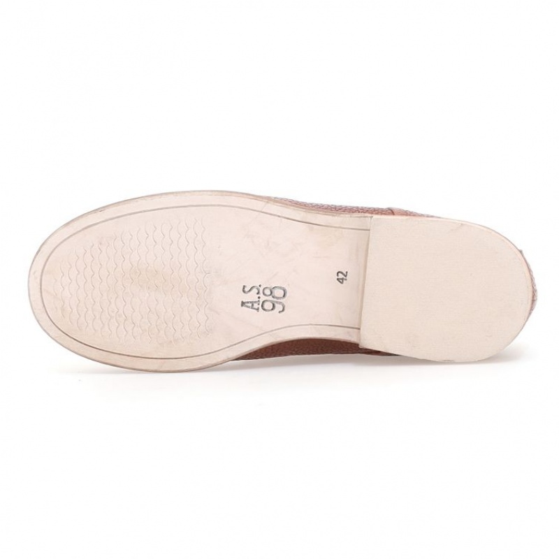 A.S.98 Oberon flat shoes Muške Smeđe | SRB-061JSXWOD