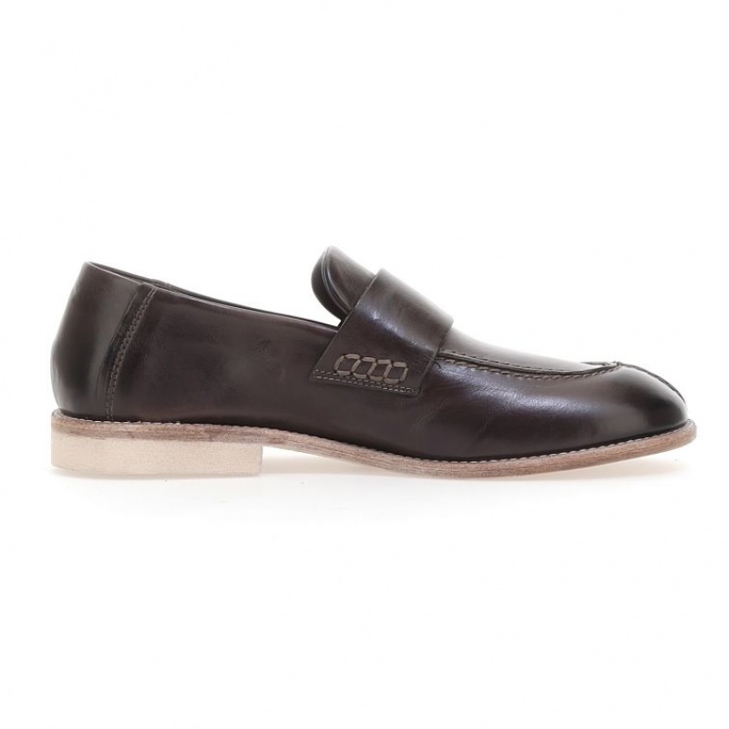 A.S.98 Ogden flat shoes Muške Čokoladne | SRB-271OFNGQB