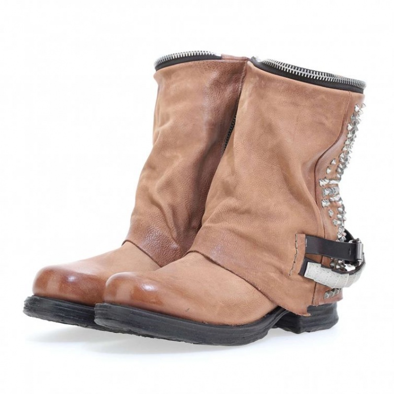 A.S.98 Saintec 259216 Ankle boots Ženske Kaki Boja | SRB-631AYMNWB