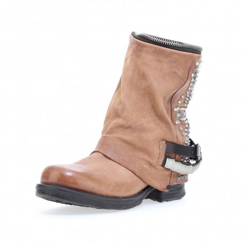 A.S.98 Saintec 259216 Ankle boots Ženske Kaki Boja | SRB-631AYMNWB