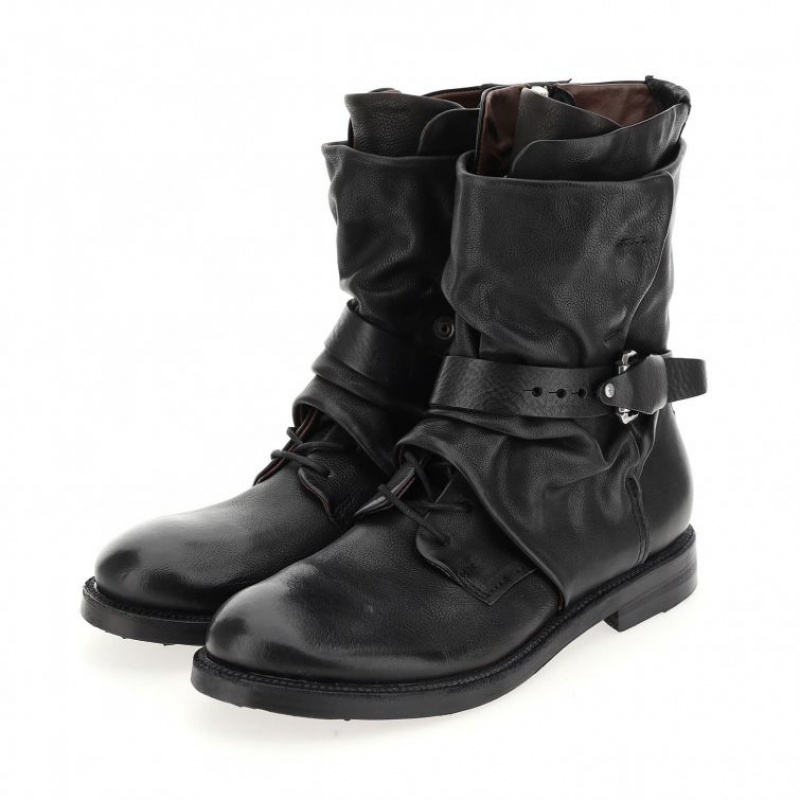 A.S.98 Samurai 347226 Ankle boots Muške Crne | SRB-263KVWRSX