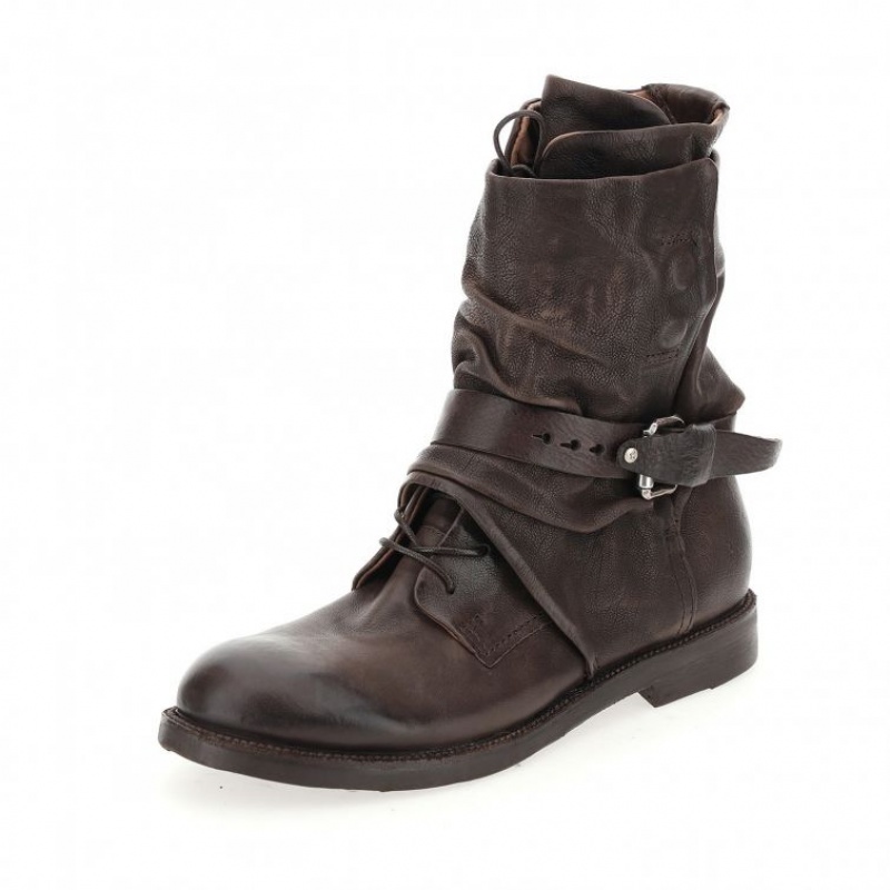 A.S.98 Samurai 347226 Ankle boots Muške Čokoladne | SRB-483XRGCVW