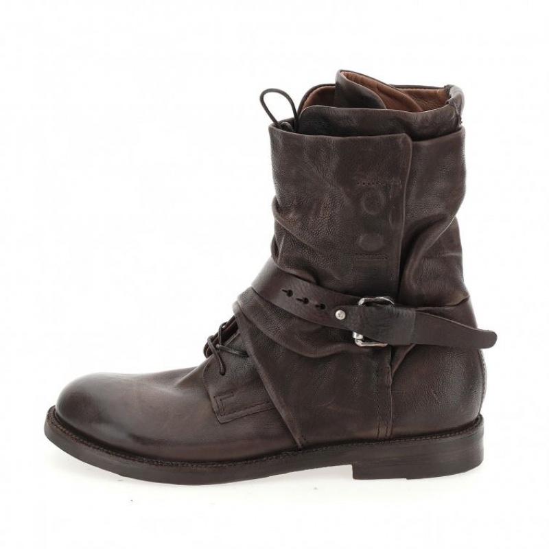 A.S.98 Samurai 347226 Ankle boots Muške Čokoladne | SRB-483XRGCVW