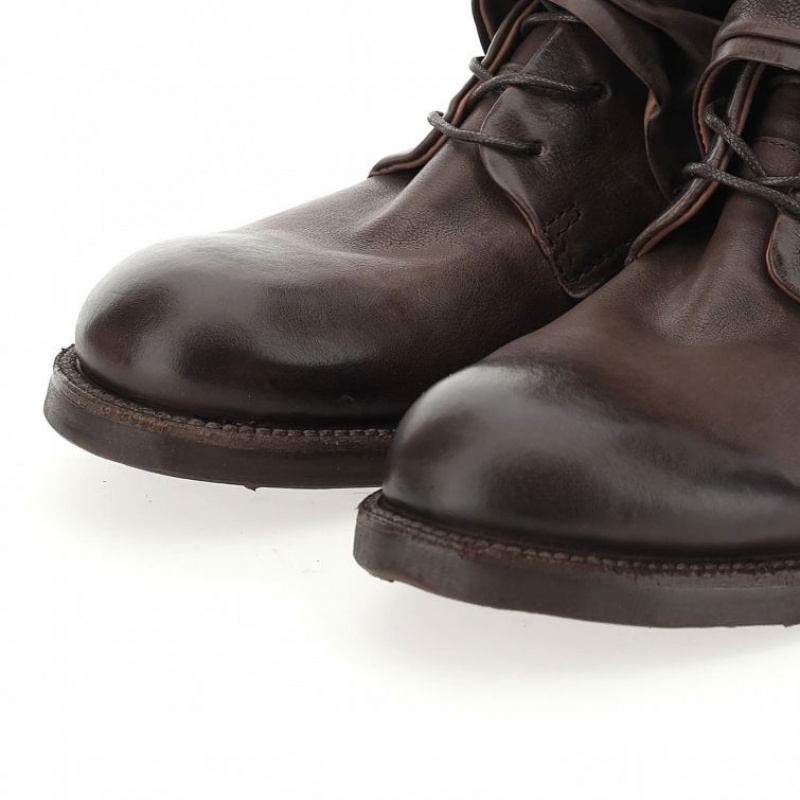 A.S.98 Samurai 347226 Ankle boots Muške Čokoladne | SRB-483XRGCVW