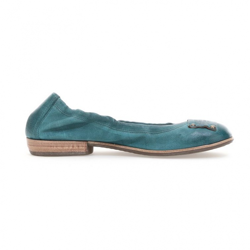 A.S.98 Zula flat shoes Ženske Zelene | SRB-016LVANGZ